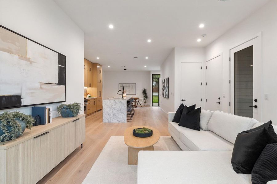 Furnished interior view inside a new home in , Austin (Image 14).