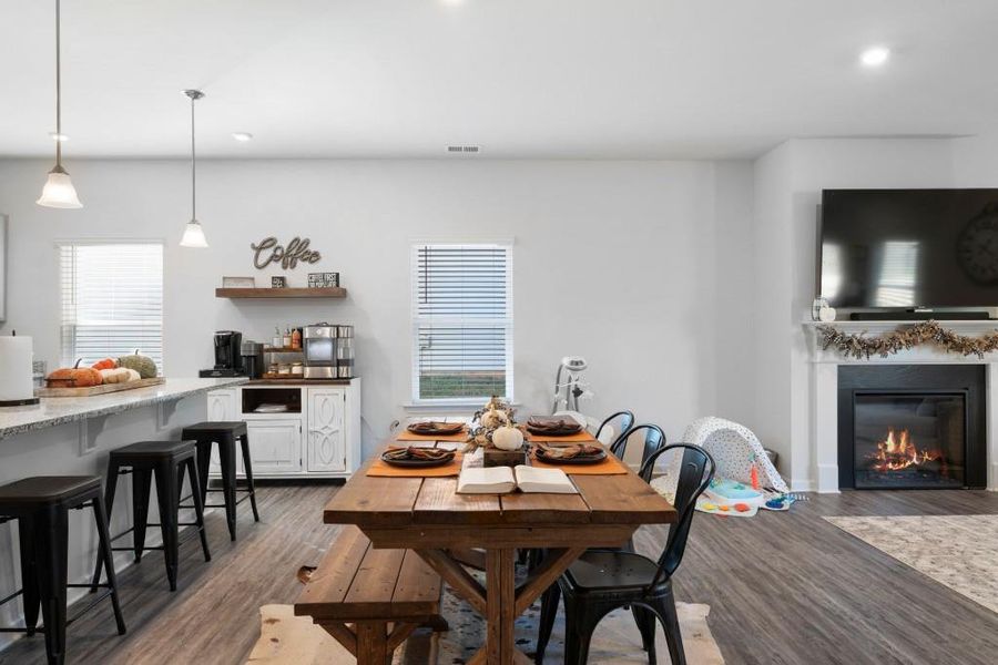 Furnished interior view inside a new home in Sycamore Crest, Calhoun (Image 22).