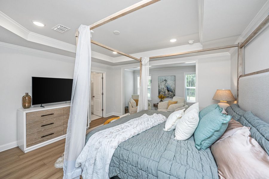 Furnished interior view inside a new home in Sea Island Preserve, Johns Island (Image 34).