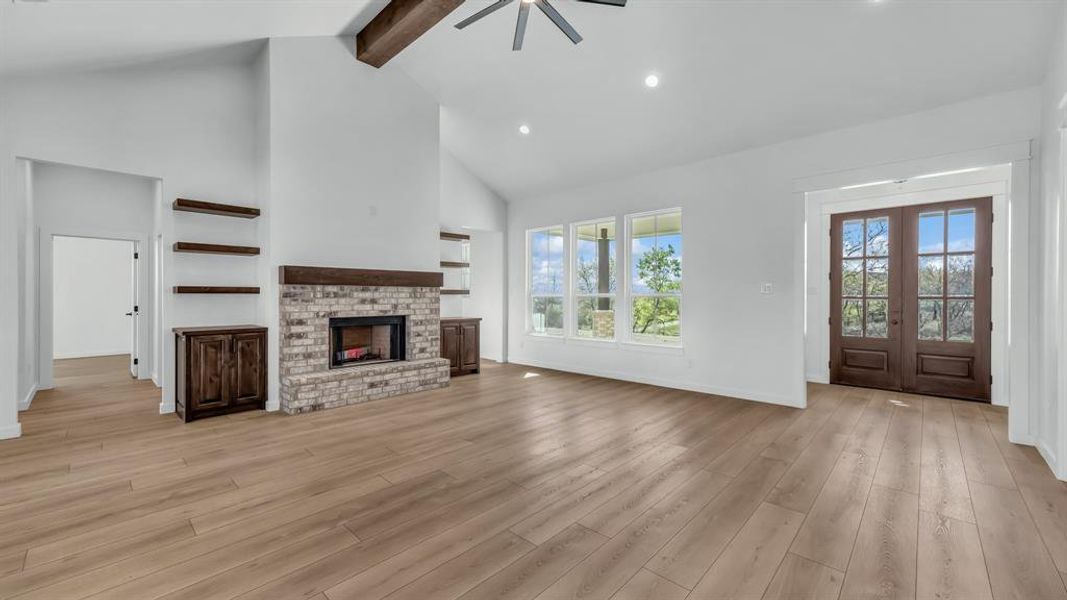 Spacious, unfurnished interior of a new home in Echo Grove, Poolville (Image 22).