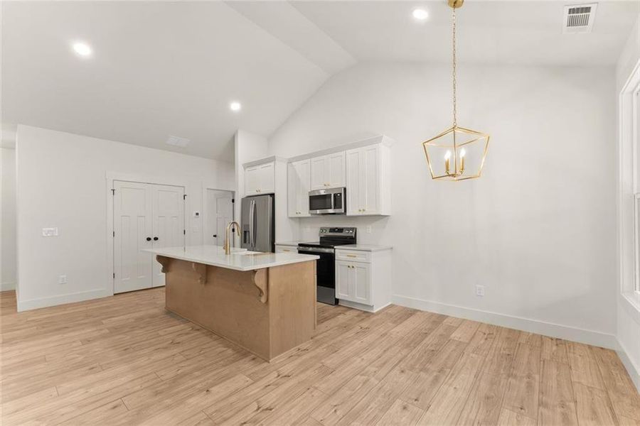 Furnished interior view inside a new home in , Cleveland (Image 6).