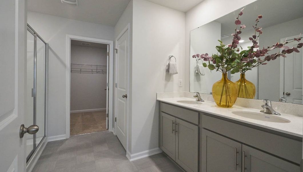 Representative furnished interior of a home built from the Penwell by D.R. Horton in Fishel Village, Winston-Salem (Image 30). Representative furnished interior of a home built from the Penwell by D.R. Horton in Fishel Village, Winston-Salem (Image 30).