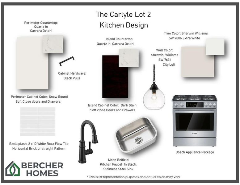 Sample of building materials used in homes in The Carlyle, Marietta (Image 57).