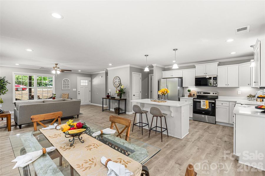 Furnished interior view inside a new home in , Lancaster (Image 8).