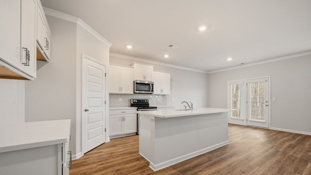 Furnished interior view inside a new home in Poplar Preserve, Newnan (Image 3).