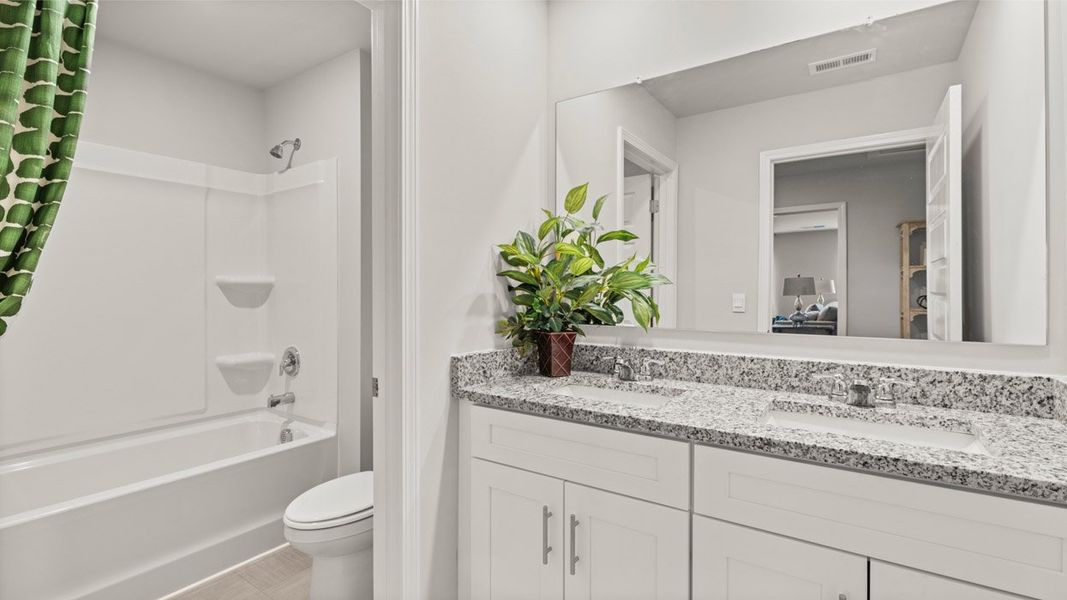 Representative furnished interior of a home built from the MANSFIELD by D.R. Horton in Carolina Groves, Moncks Corner (Image 22).