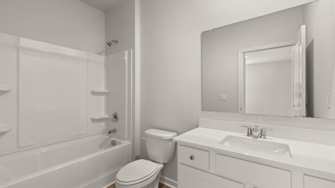 Furnished interior view inside a new home in Grandview at Lanier, Dawsonville (Image 8).