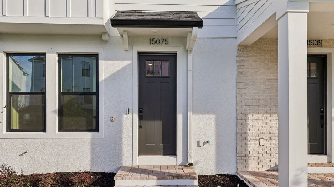 Exterior details and patio area of a home in Parkview at Hamlin, Winter Garden (Image 21). Exterior details and patio area of a home in Parkview at Hamlin, Winter Garden (Image 21).