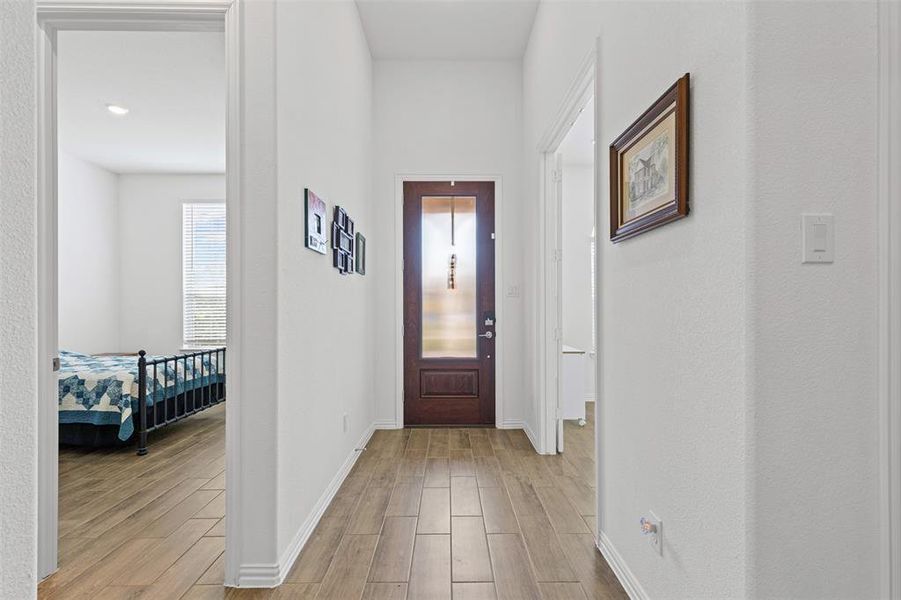 Pretty wood look tile floors