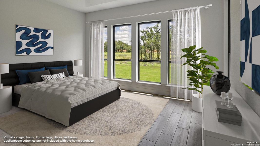 Furnished interior view inside a new home in Megan's Landing 1/2 Acre, Castroville (Image 15). Furnished interior view inside a new home in Megan's Landing 1/2 Acre, Castroville (Image 15).