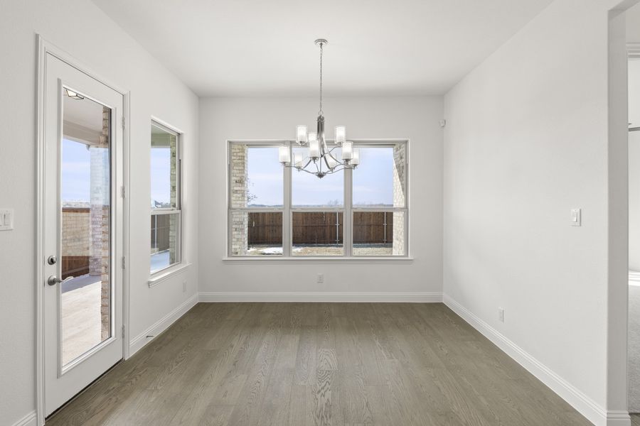 Representative unfurnished interior of a home built from the Rockport by Windsor Homes in Anna Town Square, Anna (Image 19).