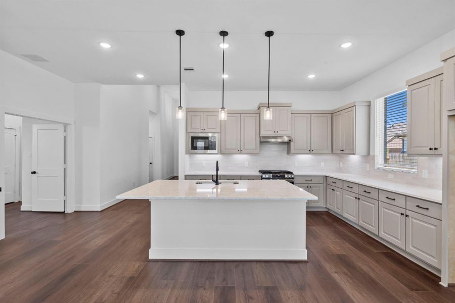 Furnished interior view inside a new home in Artavia, Conroe (Image 6).