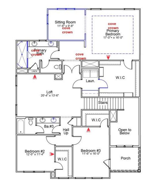 2D floor plan layout of this home in Lochton, Summerville, SC (Image 6). 2D floor plan layout of this home in Lochton, Summerville, SC (Image 6).