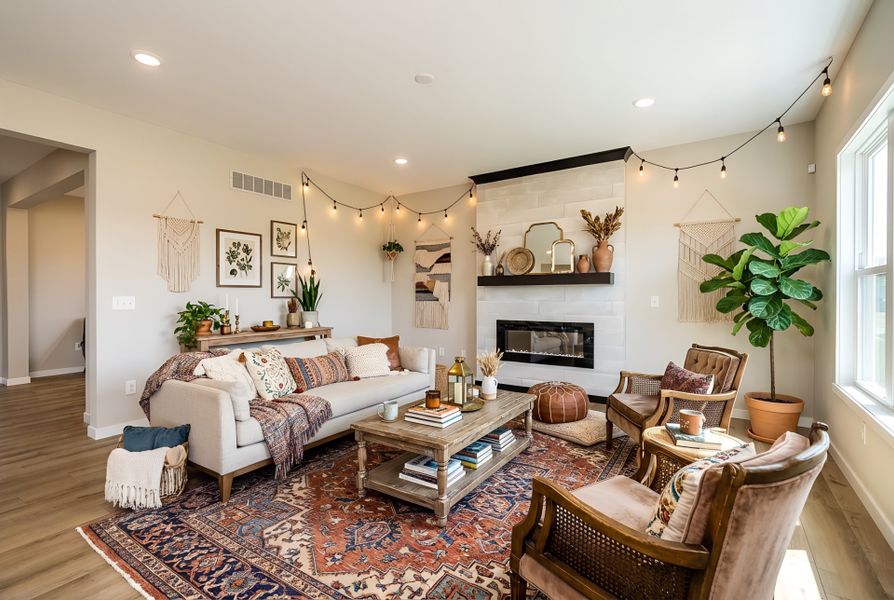 Furnished interior view inside a new home in Three Rivers, Rome (Image 39).