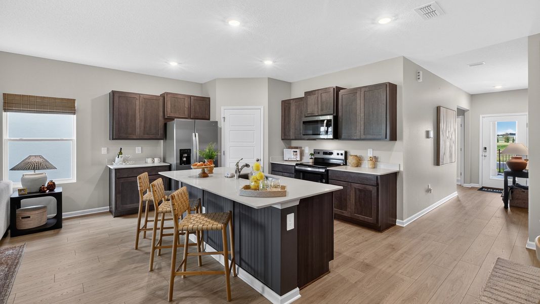Furnished interior view inside a new home in Copes Landing, Jacksonville (Image 6).