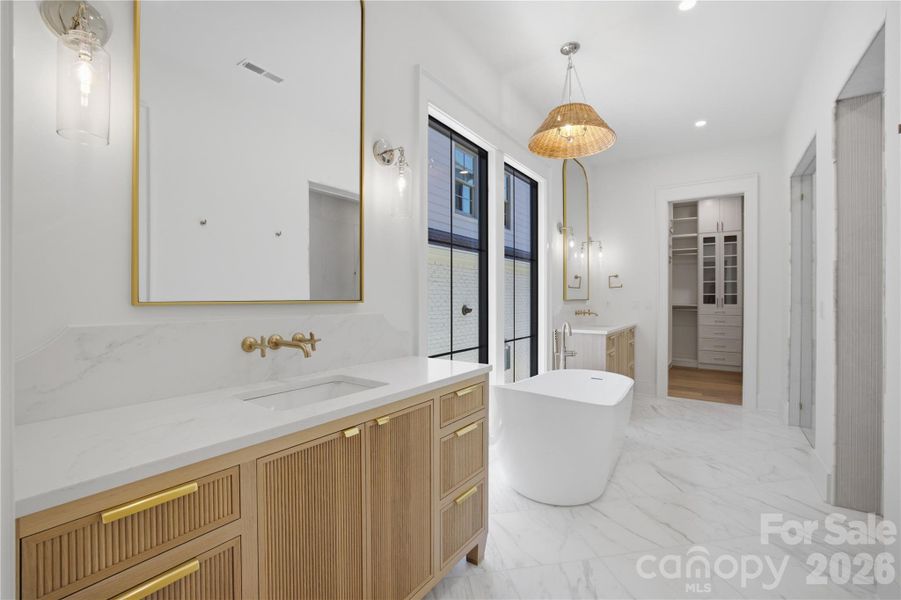 Furnished interior view inside a new home in , Charlotte (Image 7).