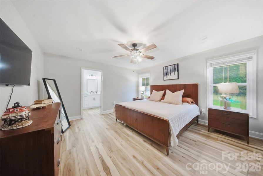 Furnished interior view inside a new home in , Crouse (Image 24).