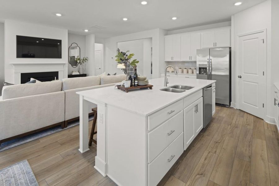 Furnished interior view inside a new home in The Court at Gainesville Township, Gainesville (Image 9).