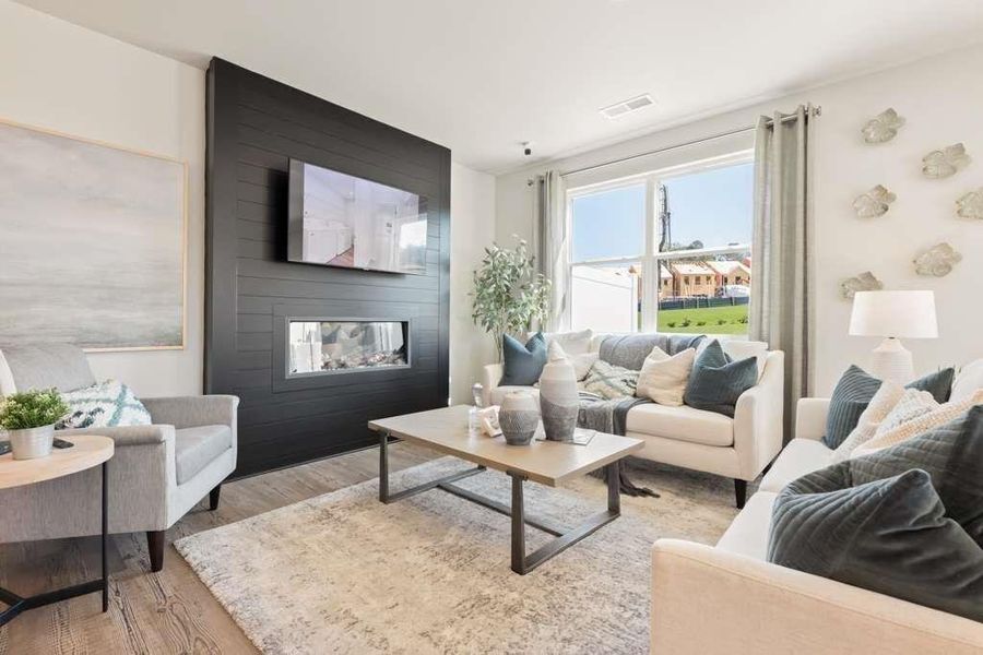 Furnished interior view inside a new home in , Lawrenceville (Image 40).