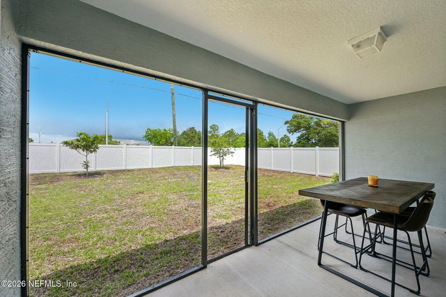 Exterior details and patio area of a home in , Palm Coast (Image 27).