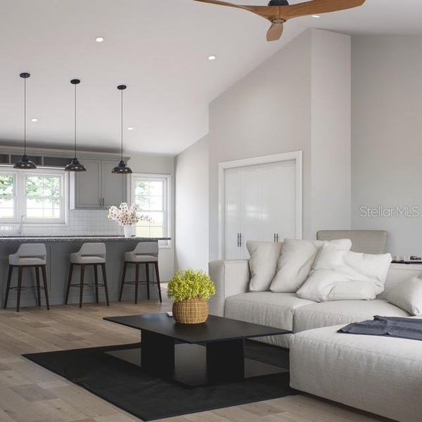 Furnished interior view inside a new home in , Satsuma (Image 16).