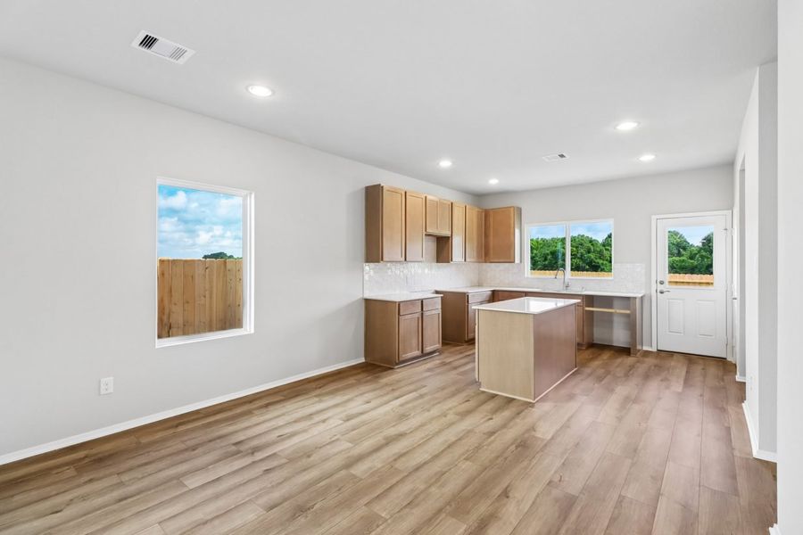 Furnished interior view inside a new home in Mustang Meadows, Waller (Image 6).