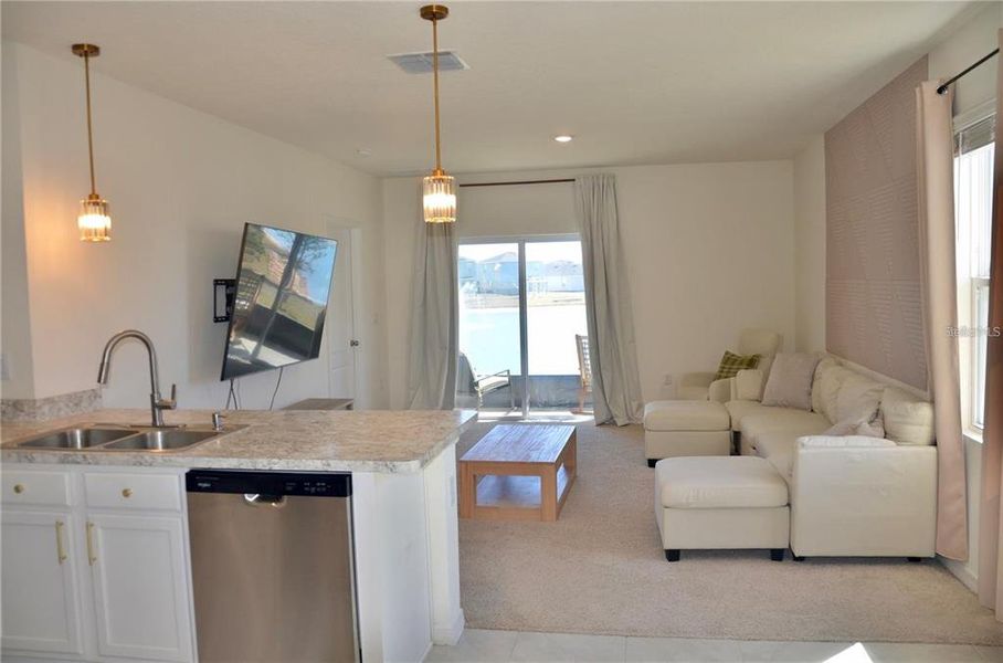Furnished interior view inside a new home in , Davenport (Image 8).