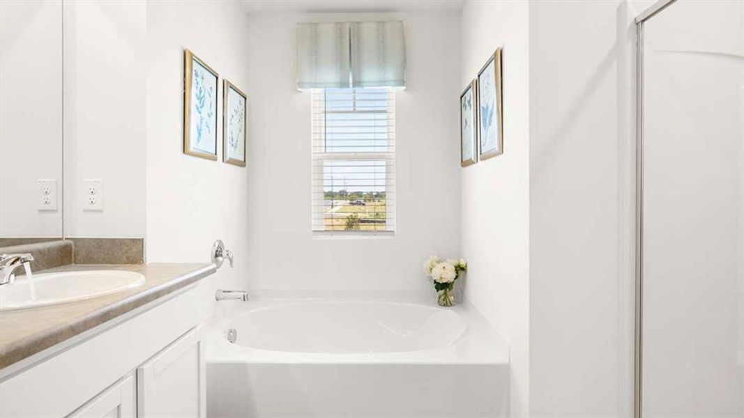 Furnished interior view inside a new home in Jackson Landing, Jefferson (Image 17).