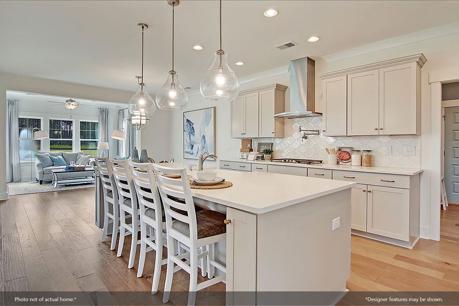 Furnished interior view inside a new home in Indigo at Abbey Preserve, Wilmington (Image 6).