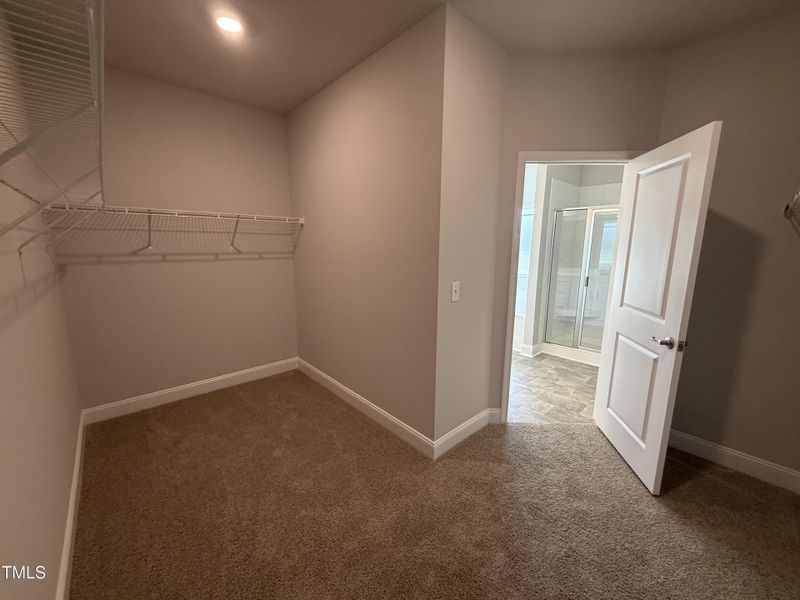 Primary walk-in closet
