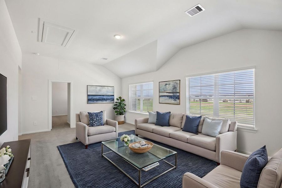 Photo is not of the actual home, but is an inspirational photo of builder’s model home and may depict options, furnishings, and/or decorator features that are not included.