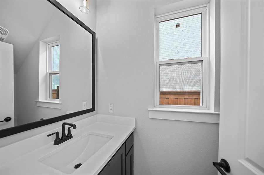 Furnished interior view inside a new home in Fields - 40' Lots, Frisco (Image 7). Furnished interior view inside a new home in Fields - 40' Lots, Frisco (Image 7).