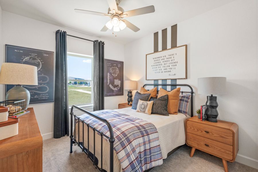 Furnished interior view inside a new home in Waterbend, Euless (Image 13).