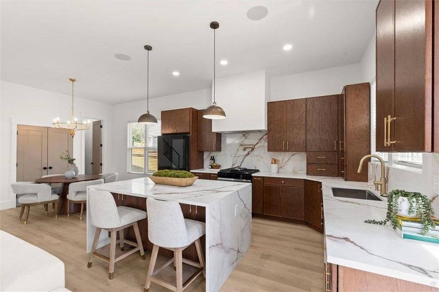 Furnished interior view inside a new home in , Atlanta (Image 18).