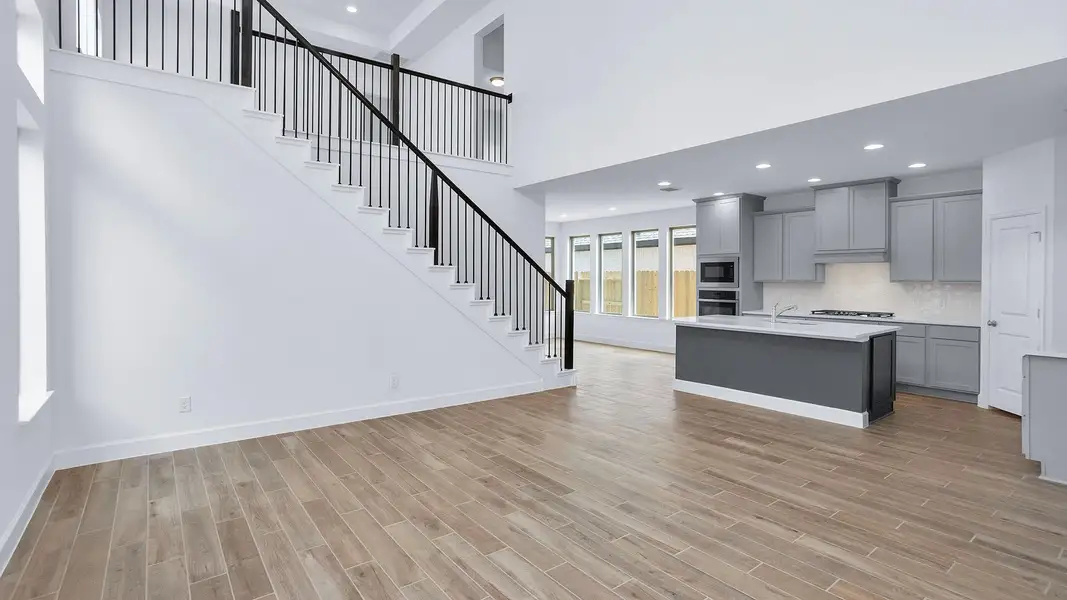 Spacious, unfurnished interior of a new home in The Grand Prairie 40', Hockley (Image 9). Spacious, unfurnished interior of a new home in The Grand Prairie 40', Hockley (Image 9).