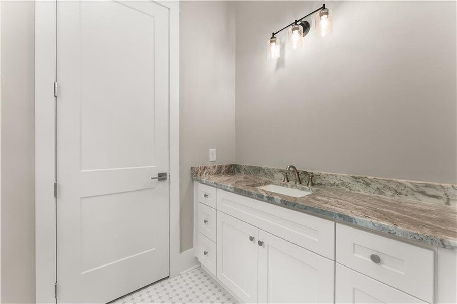 Furnished interior view inside a new home in , Cleveland (Image 37).