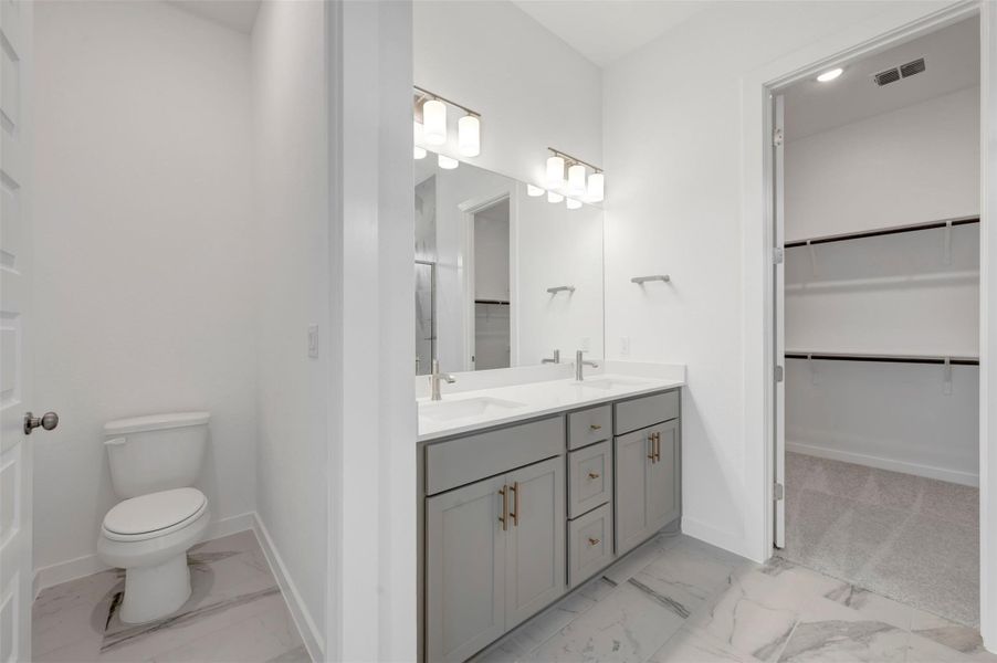 Furnished interior view inside a new home in Cedar Brook, Leander (Image 5).