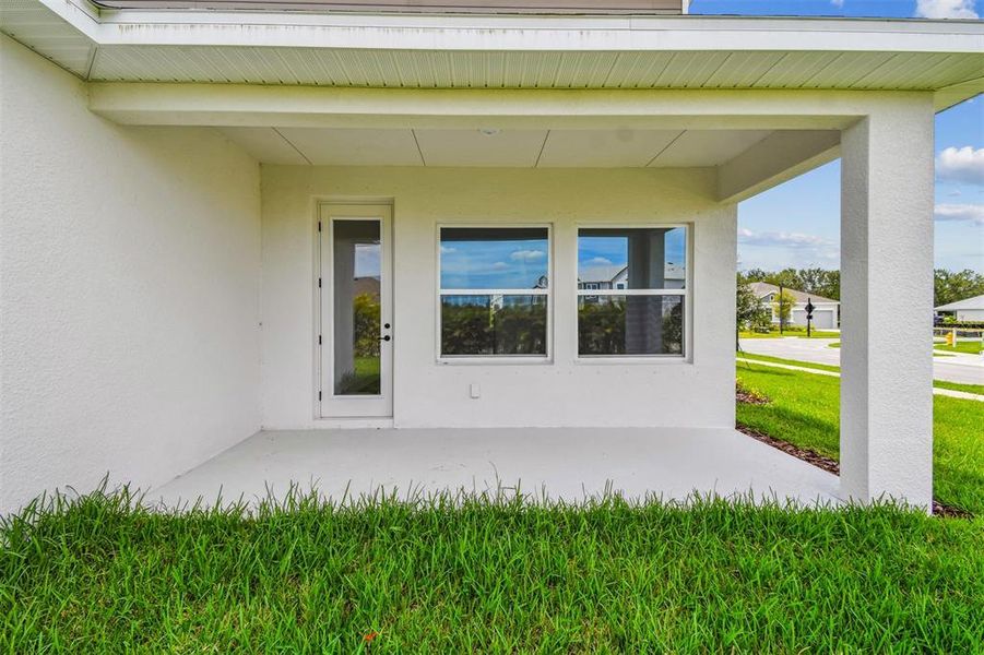 Exterior details and patio area of a home in North River Ranch – Garden Series, Parrish (Image 26).