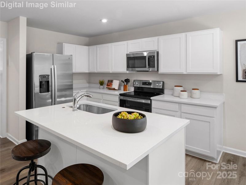 Furnished interior view inside a new home in , China Grove (Image 7).