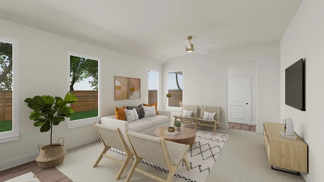 Representative furnished interior of a home built from the Palomino by Tri Pointe Homes in Enclave At Canyon Ranch, Corinth (Image 8).
