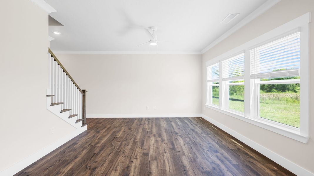 Spacious, unfurnished interior of a new home in Harbor Crest, Ooltewah (Image 17). Spacious, unfurnished interior of a new home in Harbor Crest, Ooltewah (Image 17).