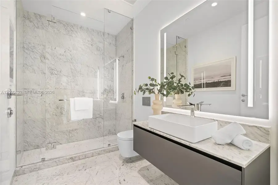 Furnished interior view inside a new home in , Miami (Image 17). Furnished interior view inside a new home in , Miami (Image 17).