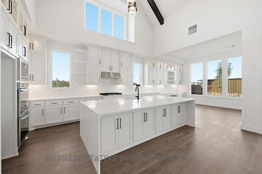 Furnished interior view inside a new home in Mosaic, Prosper (Image 11).