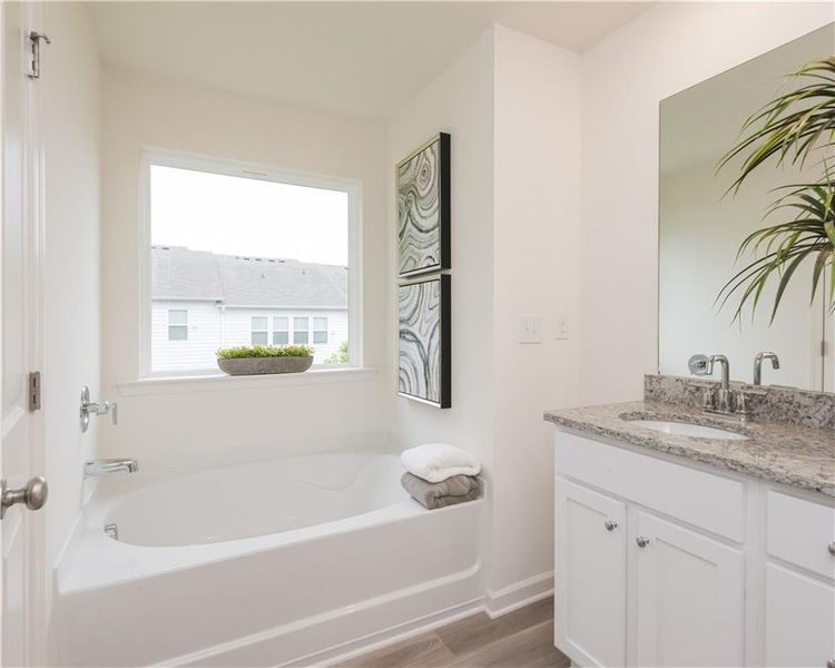 Furnished interior view inside a new home in Shoals Crossing, Conyers (Image 12).