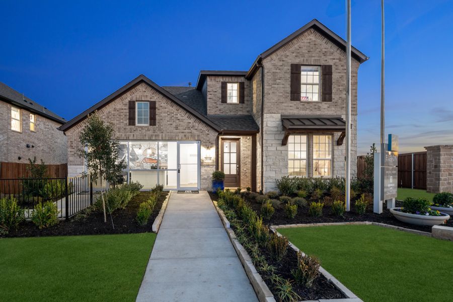 Representative exterior photo of a completed home built from the Salado by UnionMain Homes in Legacy Hills, Celina, TX (Image 29).