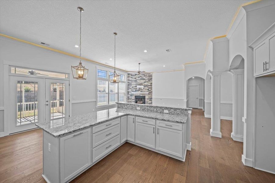 Furnished interior view inside a new home in Lakeside at Blue Ridge Plantation, Taylors (Image 8).