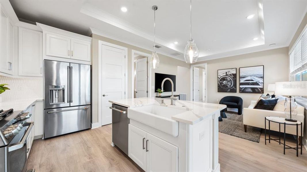 Furnished interior view inside a new home in Esplanade at Azario Lakewood Ranch, Lakewood Ranch (Image 42).