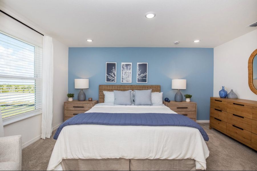 Furnished interior view inside a new home in Orchid Cove, Bokeelia (Image 6).