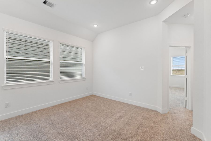 Spacious, unfurnished interior of a new home in Bridgeland, Cypress (Image 41).