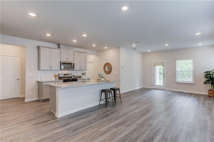Furnished interior view inside a new home in Sweetwater Green - Royal Series, Lawrenceville (Image 5).